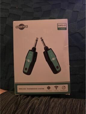 2.4Ghz Wireless Guitar System Rechargeable Audio Transmitter Receiver 6.35Mm Kit